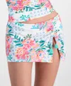 La Blanca Womens Rivera Resort Halter Goddess Tankini Exclusively At Macys Rivera Resort Printed Swim Skirt In White