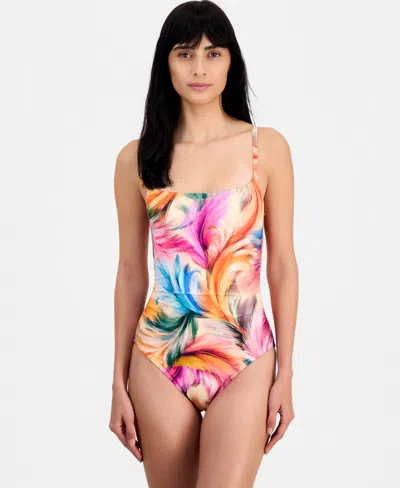 La Blanca Women's Scoop Neck One-piece Swimsuit In Multi