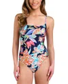 La Blanca Tropidelic Paisley One-piece Swimsuit In Multi