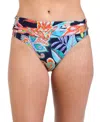 Shop La Blanca Women's Tropidelic Paisley Shirred-waist Bikini Bottoms In Multi