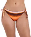 La Blanca Horizon Adjustable Loop Hipster Bikini Bottoms In Sunset Stripe