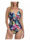 La Blanca Multi-strap Cross-back Mio One Piece Swimsuit In Multi