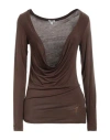 L.a. Blue Rose L. A. Blue Rose Woman Top Brown Size L Viscose, Elastane