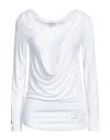L.a. Blue Rose L. A. Blue Rose Woman Top White Size L Viscose, Elastane In White