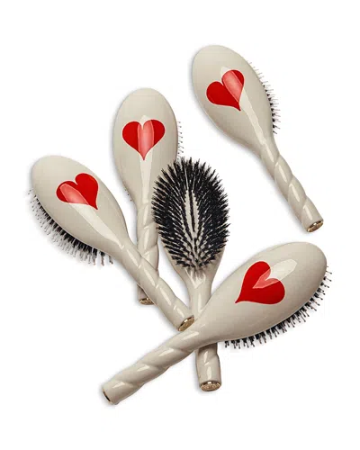 La Bonne Brosse N.01 The Large Universal Shine & Care Hair Brush - Queen Of Hearts In Brown
