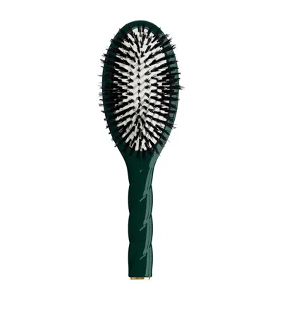 La Bonne Brosse N.01 The Universal Shine And Care Hairbrush In Green