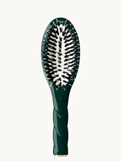 La Bonne Brosse N.02 The Small Care And Detangling Hairbrush Emerald Green