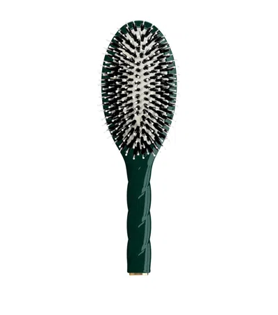 La Bonne Brosse N.03 The Essential Soft Gentle Scalp Hairbrush In Green