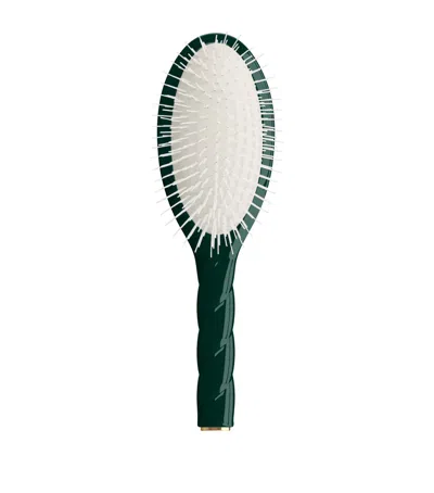 La Bonne Brosse N.07 The Intense Detangling And Stimulation Hairbrush In Green