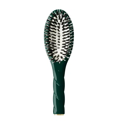 La Bonne Brosse Small N.03 The Essential Soft Gentle Scalp Hairbrush In Green