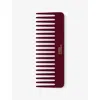 La Bonne Brosse Cherry Red The Large Detangling Comb In Red