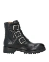 La Bottega Di Lisa Woman Ankle Boots Black Size 10 Leather