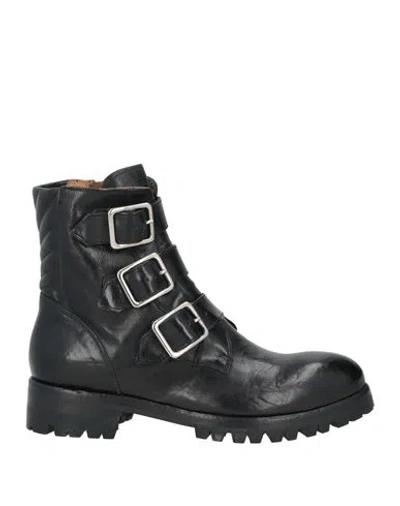 La Bottega Di Lisa Woman Ankle Boots Black Size 10 Leather In Black