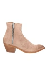 La Bottega Di Lisa Woman Ankle Boots Light Brown Size 10 Leather In Beige