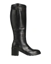 La Bottega Di Lisa Woman Boot Black Size 8 Calfskin In Black