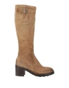 La Bottega Di Lisa Woman Boot Camel Size 7 Leather In Beige