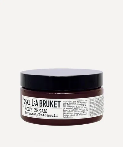 L:a Bruket 291 Bergamot Patchouli Body Cream 200g In Brown