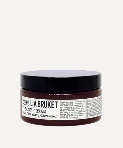 L:a Bruket 298 Body Cream Sage Rosemary Lavender 200g In Brown