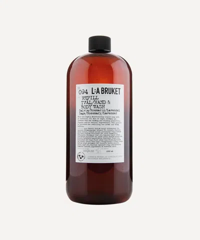 L:a Bruket La Bruket Refill Hand Body Wash Sage/rosemary/lavender 1l
