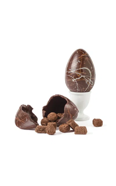 L.a. Burdick - Chocolate Surprise Egg; Dark - Multi In White