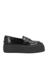 La Cabala Woman Loafers Black Size 8 Leather