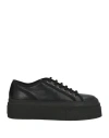 La Cabala Woman Sneakers Black Size 8 Leather