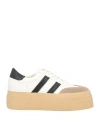 La Cabala Woman Sneakers Ivory Size 8 Leather
