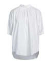 La Camicia Woman Top White Size 2 Cotton, Polyamide, Elastane