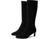 La Canadienne Alister Booties Women's Us 7.5 Black Suede Knee-high Boots Zpo2765 In Black