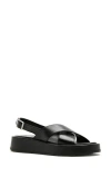 La Canadienne Amour Wedge Platform Sandal In Black