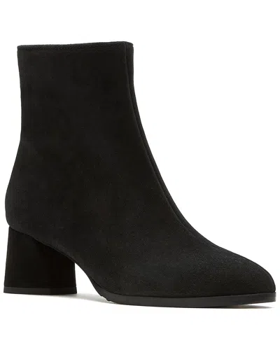 La Canadienne Ann Waterproof Suede Bootie In Black