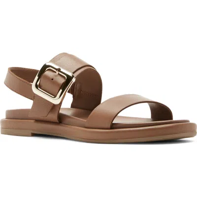 La Canadienne Auden Leather Sandal In Brown