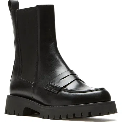 La Canadienne Beth Penny Chelsea Boot In Black Leather