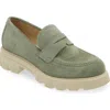 La Canadienne Bevon Loafer In Sage