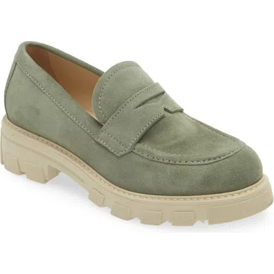 La Canadienne Bevon Loafer In Sage