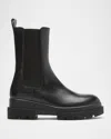 La Canadienne Blaise Leather Chelsea Boots In Black
