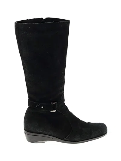 Pre-owned La Canadienne Boots In Black