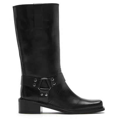 La Canadienne Brit Leather Boot In Black