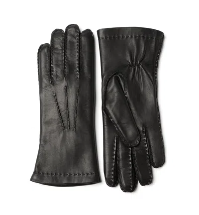 La Canadienne Cabaret Shearling Lined Leather Glove In Black