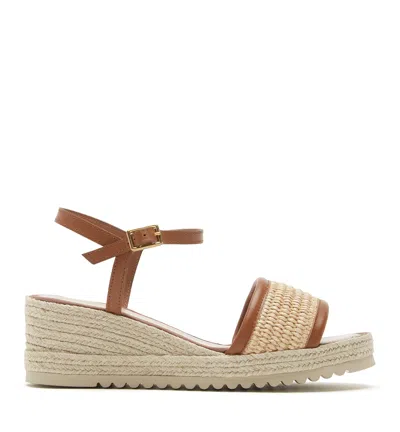 La Canadienne Carson Raffia Espadrille In Neutral