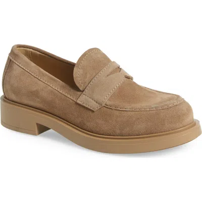 La Canadienne Cecilia Penny Loafer In Biscotti