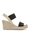 La Canadienne Chariot Wedge Sandal In Black