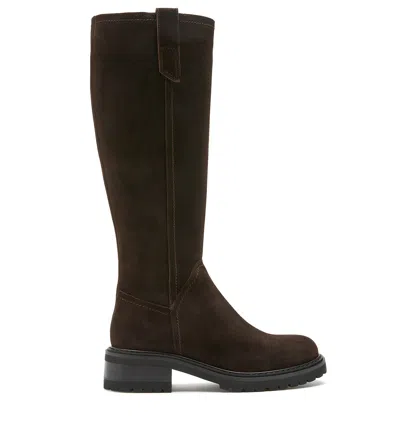 La Canadienne Chip Suede Boot In Brunette
