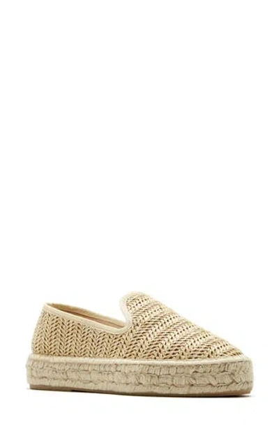 La Canadienne Clay Rattan Platform Loafer
