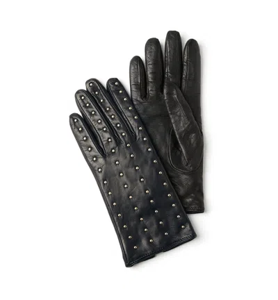 La Canadienne Courtney Leather Gloves In Wood