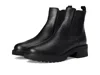 La Canadienne Wave Leather Bootie In Black