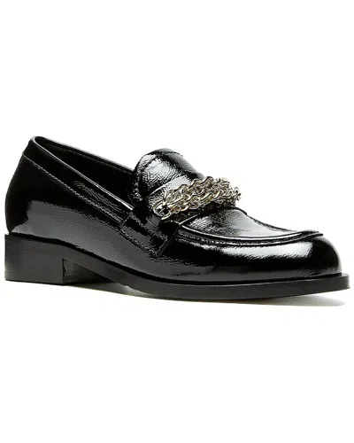 La Canadienne Dalilah Crinkle Loafer In Black