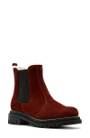 La Canadienne Derrick Shearling-lined Suede Chelsea Booties In Multi
