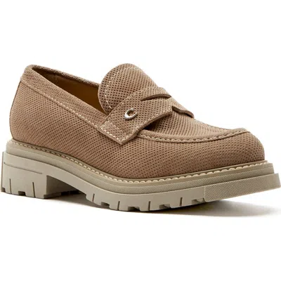 LA CANADIENNE LA CANADIENNE DILLON CITY DRY™ SUEDE PENNY LOAFTER