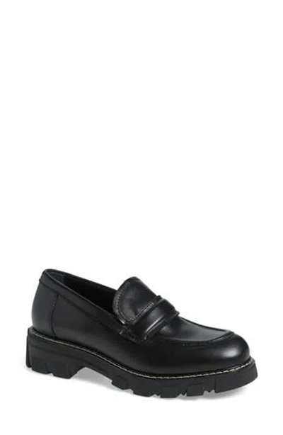 La Canadienne Douglas Lug Loafer In Black